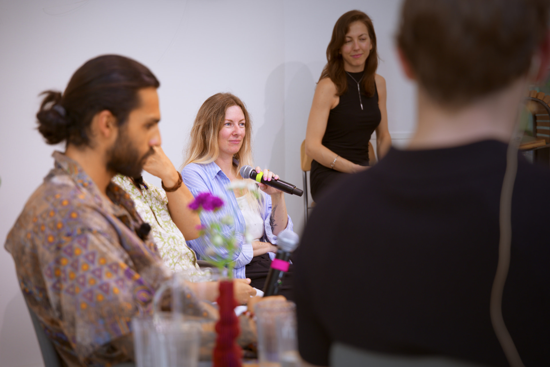 Panel discussion close-up
